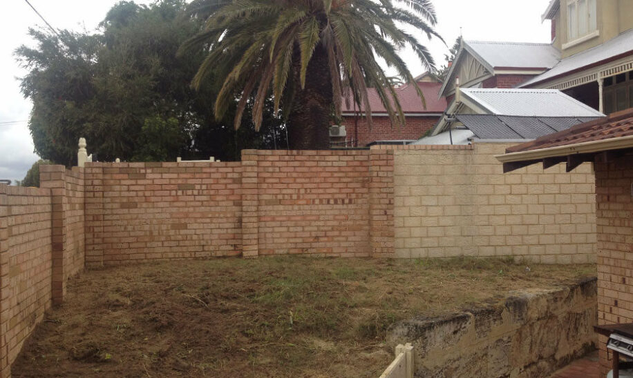 Maylands garden after weed removal